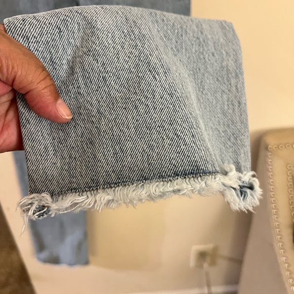 Nwot disora Italian raw hem distressed high waist jeans - Picture 7 of 10